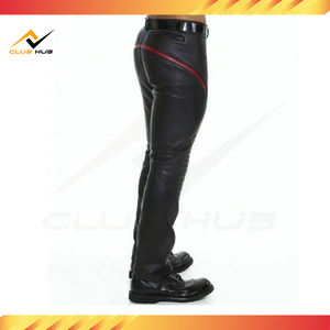 Pantalones de Motociclismo de Cuero para Hombre de Alta Calidad, Personalizables, de Manga Larga, Forro Transpirable para Invierno - Product Image 3