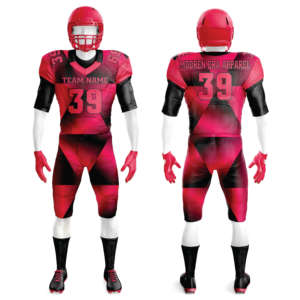 Uniformes de fútbol americano de calidad nueva llegada, transpirables uniformes deportivos al por mayor, sublimación de patrón de número único - Product Image 1