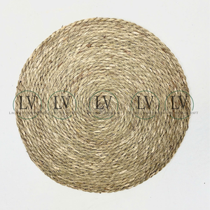 Wholesale Woven Seagrass <b>Placemats</b> <b>Round</b> Boho 15" <b>Round</b> Table <b>Placemats</b> for Party Table Decoration from Vietnam - Product Image 5