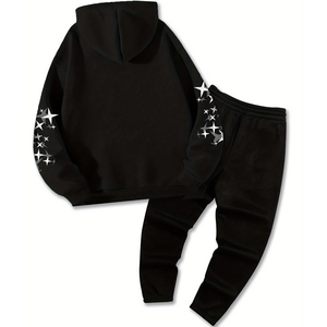 Alta calidad nuevo invierno con capucha personalizado Premium hombres chándal sudaderas con capucha conjunto OEM 2025 - Product Image 4