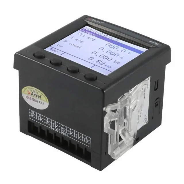 Acrel APM810 Multi-function Three Phase Panel Meter with 4 Channel 2M NTC temperature measurement for energy management
