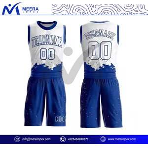 Ensemble d'uniformes de basket-ball pour hommes personnalisés de qualité supérieure maillot et short de sport respirants à séchage rapide réversibles par sublimation pour vêtements d'équipe - Product Image 2