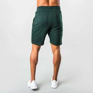 Short en molleton de coton spandex personnalisé Short de gymnastique pour hommes Short de rue avec fermetures éclair - Product Image 2