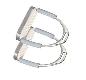 Estribos de caballo de aluminio para montar en doma, agarre de seguridad ajustable ligero, fábrica ecuestre, Exportación OEM - Product Image 6