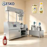 Machine de mélange homogénéisante sous vide à agitation bidirectionnel pour la production alimentaire de sauce mayonnaise et de vinaigrette ESKO
