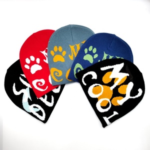 Fabricación personalizada de gorros para Jaquards unisex estilo gráfico sin puños 2025 gorro térmico de invierno Atlético gorros - Product Image 1