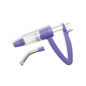 ปืนยิงให้อาหารสัตว์30มล. ปืนฉีดน้ำโลหะแบบต่อเนื่องสำหรับสัตวแพทย์เครื่องมือฟาร์มปศุสัตว์แบบนำกลับมาใช้ใหม่ได้ทนทาน - Product Image 1