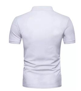 OEM 220gsm 100% algodón Unisex para camisas de punto de secado rápido que absorbe la humedad transpirable cuello camiseta a granel al por mayor personalizado - Product Image 2