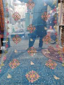 Premium Quality Women's Winter Wool Scarves <b>Shawls</b> Long Casual Wear Solid Colors Embroidered <b>Pashmina</b> <b>Shawl</b> Made Cashmere - Product Image 3