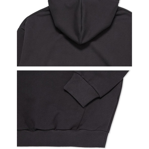 Wholesale 100% Cotton Zipper Solid Blank <b>Thick</b> <b>Fleece</b> Heavy Weight Custom Print Logo Men's Hoodies Winter Wear 2025 - Product Image 5