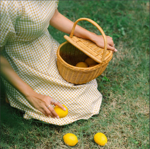 Sisu Handicraft Eco-Friendly Mimbre Rattan Picnic Basket Hecho en Vietnam para almacenamiento de artículos para el hogar - Product Image 1