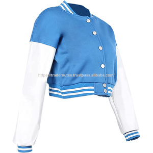Chất Lượng Cao Tùy Chỉnh Dành Cho Người Lớn Varsity Máy Bay Ném Bom Áo Khoác Nhuộm Thêu Cộng Với Kích Thước Bông Đầy Cao Lông Cừu Bông - Product Image 3