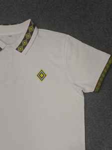 Camiseta de Golf de Diseño Personalizado con Logotipo, 100% Algodón, Color Sólido, Uniforme para Hombre, Tejido de Punto, Secado Rápido y Transpirable - Product Image 3