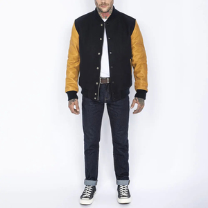 Chaquetas Varsity de Invierno para Hombre, Personalizadas, con Cuello Alto, Logotipo Frontal, Impermeables, Resistentes al Viento, Transpirables, Mezcla de Poliéster y Algodón - Product Image 6
