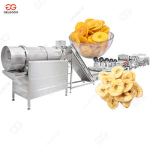 New Top Making Fry Plantains Multi Functional Small Banana Chips <b>Deep</b> <b>Fryer</b> Continuous Gas Plantain Chips Frying Machine - Product Image 1