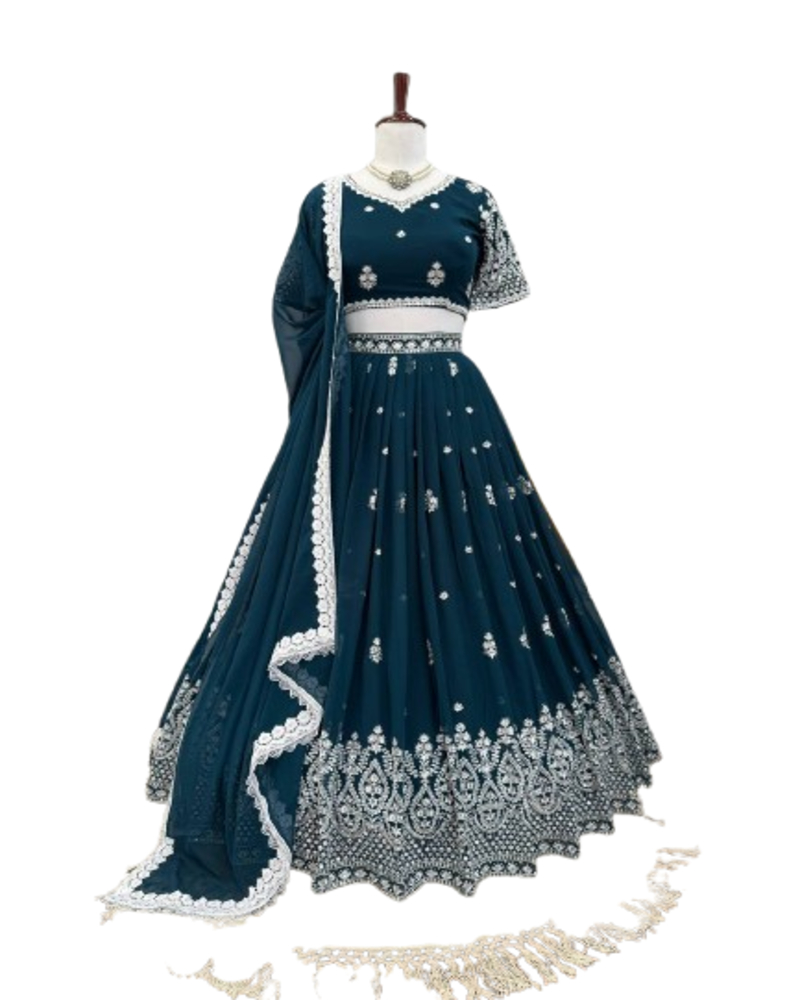 knee length dresses for ladies Indian Long Maxi in White Color for Wedding #J4302