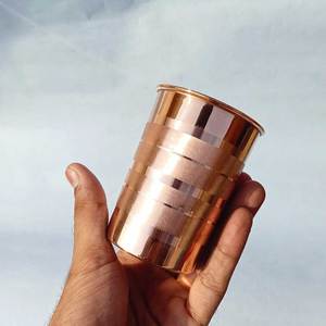 Vaso de cobre de sublimación con tapa y pajita Vasos reutilizables de calidad premium para exportación - Product Image 3