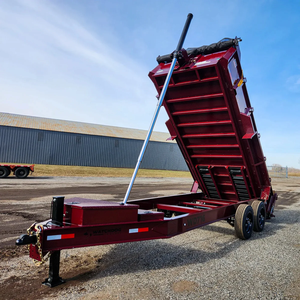 cheap new and used affordable New Hydraulic Farm Dump Trailer for Sale Color Weight Blank Dimension Place <b>Model</b> Load Cheap - Product Image 1