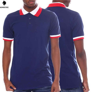 T-shirts POLO personnalisés de haute qualité pour hommes femmes à manches courtes en coton et polyester avec logo personnalisé de prix OEM de gros solide - Product Image 2