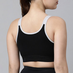 Sujetador deportivo de moda para mujer, más vendido, transpirable, para gimnasio, correr, Fitness personalizado, algodón, de talla grande, sólido para Sujetador deportivo - Product Image 3