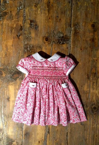 Printed Stylish Cute Baby Smoked Toddle Handmade Dress - 2023 - Product Image 5