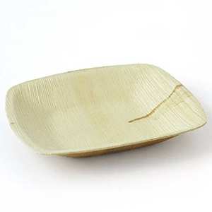 Assiettes carrées profondes écologiques en feuille de palmier Areca Vaisselle jetable biodégradable de 3.5 cm de profondeur - Product Image 5