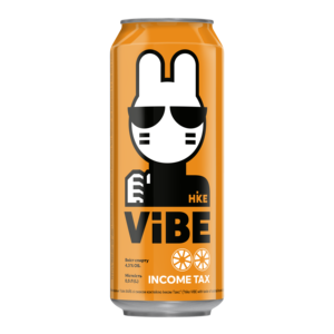 Cerveza de cóctel con sabor a ginebra y naranja, 0.5 l, 4.3% ABV, Vibe Light, Impuesto sobre la renta, Aumento de impuestos - Product Image 1