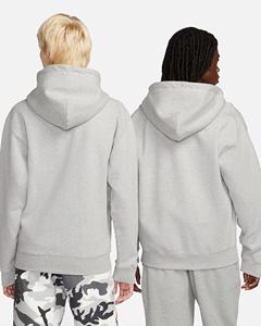 Sweat à capuche d'hiver surdimensionné 100% coton tricoté polaire tissu épais goutte épaule Logo en relief couleur unie Streetwear mode unisexe - Product Image 6