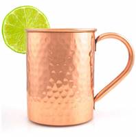 Verres en cuivre gaufré sur mesure en 200 ml Idéal pour les magasins à domicile pour la revente Peut être fabriqué sur mesure dans vos tailles