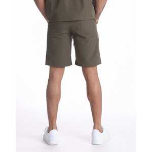 Urban da uomo in tinta unita Bermuda Cargo Nylon elastan in miscela morbida sensazione traspirante pantaloncini con tasca ribelle Imperio Shop - Product Image 1