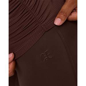 Legging évasé taille haute pour femme CF - Chocolat chaud - Product Image 2