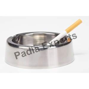 Cenicero Portátil Redondo de Acero Inoxidable, Elegante y Duradero, con Diseño Clásico para Uso en Casa, Auto, Restaurante y Hotel - Product Image 2