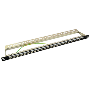 Keystone Patch Panel 24 porte 0,5 HE Patch Field nero - Product Image 2