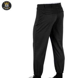 Equipo de béisbol profesional Pantalones Cintura ajustable Corte Atlético Delgado OEM ODM Disponible - Product Image 2
