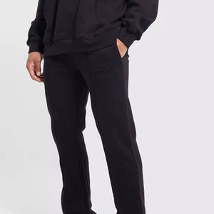 Chándales de moda en relieve 3D de tela de alta calidad a la venta/ropa de calle lisa en blanco personalizada para hombre chándales con jersey en relieve - Product Image 5