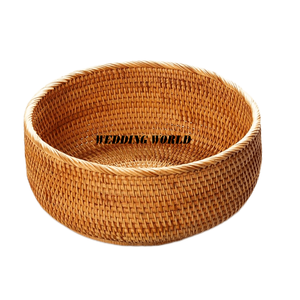 Rattan <b>Round</b> <b>Serving</b> <b>Tray</b> Customized Shape Designer <b>Serving</b> Platter Classic Stylish Wholesale Rattan <b>Tray</b> - Product Image 1
