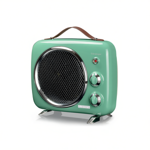 Ariete 2000W VINTAGE Radiateur soufflant vert 00B080804AR0 Radiateur électrique vert vintage 2000W - Product Image 3