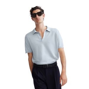 Camisa Polo gótica de manga corta para hombre de alta calidad, lienzo personalizable con logotipo impreso, solapa personalizable frontal, servicio OEM - Product Image 5