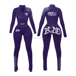 Ropa Deportiva al por Mayor para Mujer, Ropa de Gimnasio, Fitness, Ejercicio, Ropa Deportiva sin Costuras, Conjunto de Yoga - Product Image 1