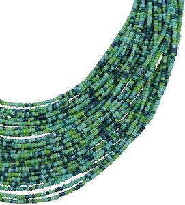 Collar de cuentas de semillas de cristal checo de alta calidad para mujer, diseño de paz, declaración, babero grueso multicapa, fiesta de compromiso de boda - Product Image 6