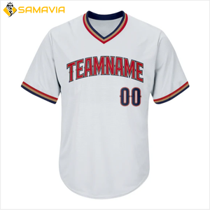 SAMAVIA Maillots de baseball d'ingénierie de précision Ajustement personnalisé pour les équipes américaines Maillot de baseball Pro Performance Athlètes américains personnalisables - Product Image 1