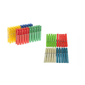 Csipesz 20db Színes 'Aku' - Product Image 1