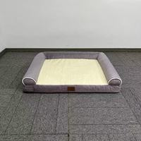 Canapé pour chien sur mesure OEM ODM, design moderne et solide, rembourrage en éponge, canapé pour chien XL avec housse amovible lavable