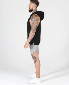 Pure Rugby <b>Hoody</b> Fitness Muscle Mesh Custom Mens Gym Slim Fit Sublimation <b>Sleeveless</b> <b>Hoodie</b> Factory <b>Sleeveless</b> Breathable <b>Hoodie</b> - Product Image 1