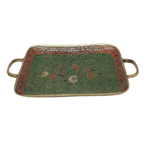 Bandeja de servicio de latón de diseño maravilloso para accesorios de hotel Bandeja de servicio de chocolates de la más alta calidad a los mejores precios - Product Image 1