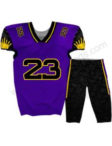 ชุดยูนิฟอร์มอเมริกันฟุตบอลสั่งทำพิเศษ เสื้อผ้ากีฬา แขนสั้น ระบายอากาศได้ดี ไซส์ใหญ่ สีพื้น โพลีเอสเตอร์ 100% - Product Image 4