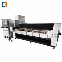 Centre de travail du verre multifonctionnel : machine de fraisage, perçage, gravure, rectification et polissage du verre avec changeur d'outils automatique