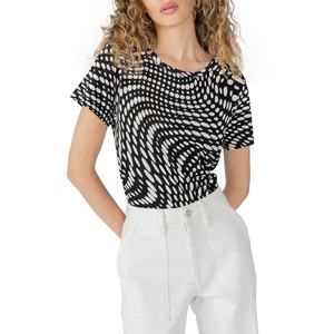 Camiseta formal con estampado de puntos para damas jóvenes, último diseño de verano con media manga, precio impreso por sublimación - Product Image 5