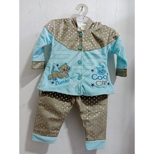 Costume en velours pour filles, tenue confortable pour tous les jours, vêtements d'hiver, costume en velours classique pour filles, ensemble deux pièces chaud et élégant - Product Image 6