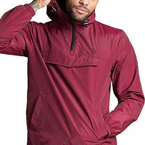 เสื้อแจ็กเก็ตกันลมของผู้ชายเสื้อโค้ชเสื้อกันลมผ้าแคนวาสไซส์ใหญ่พิเศษออกแบบโลโก้ได้ตามต้องการสำหรับฤดูหนาว2025 - Product Image 2